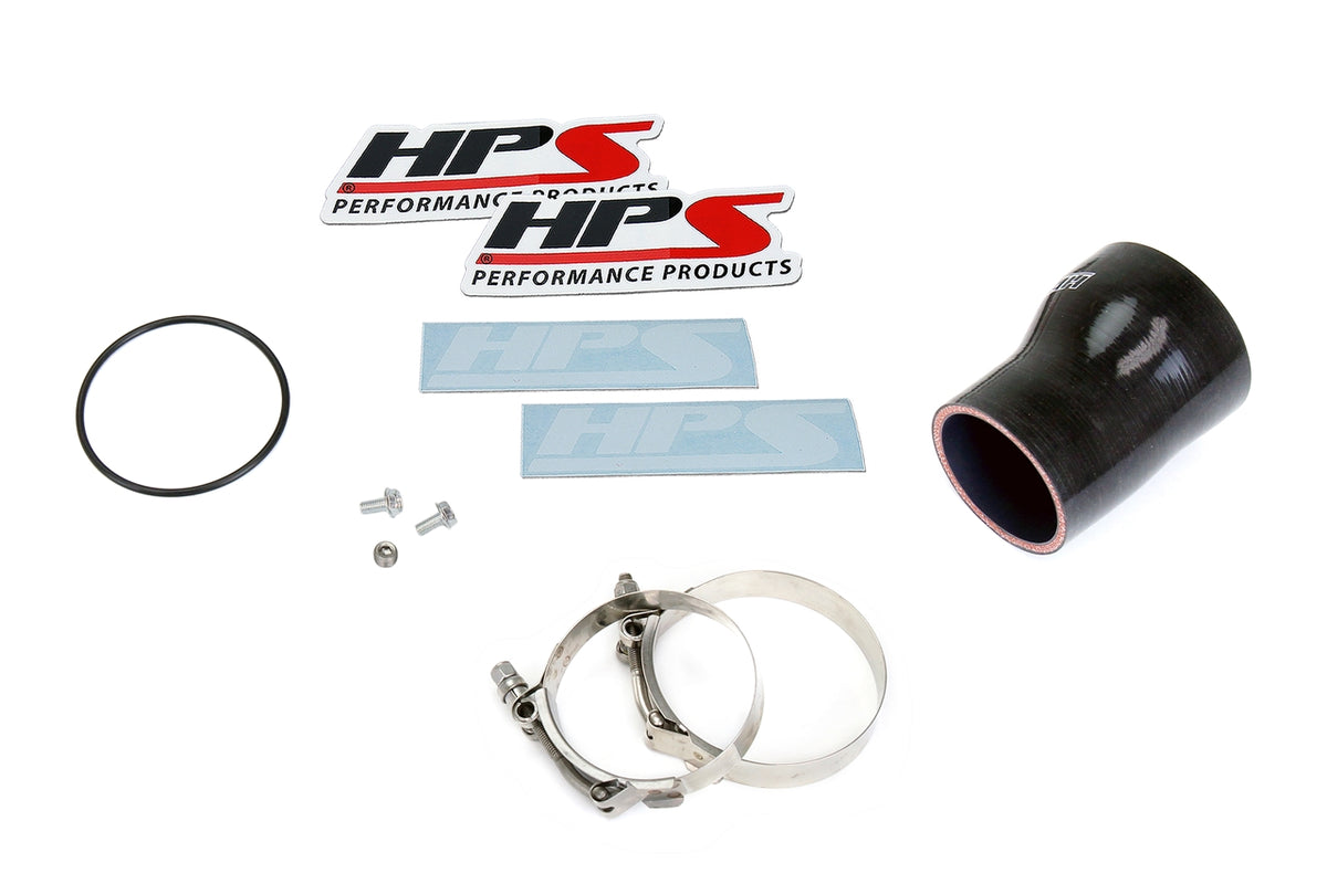 HPS Performance Intercooler Charge Pipe Kit (Cold Side) (Black) - BMW 740 N55 / 535i N55 / 640i N55 / ActiveHybrid 5 N55 / ActiveHybrid 7 N55 / X5 N55 / X6 N55 - (2010-2019)