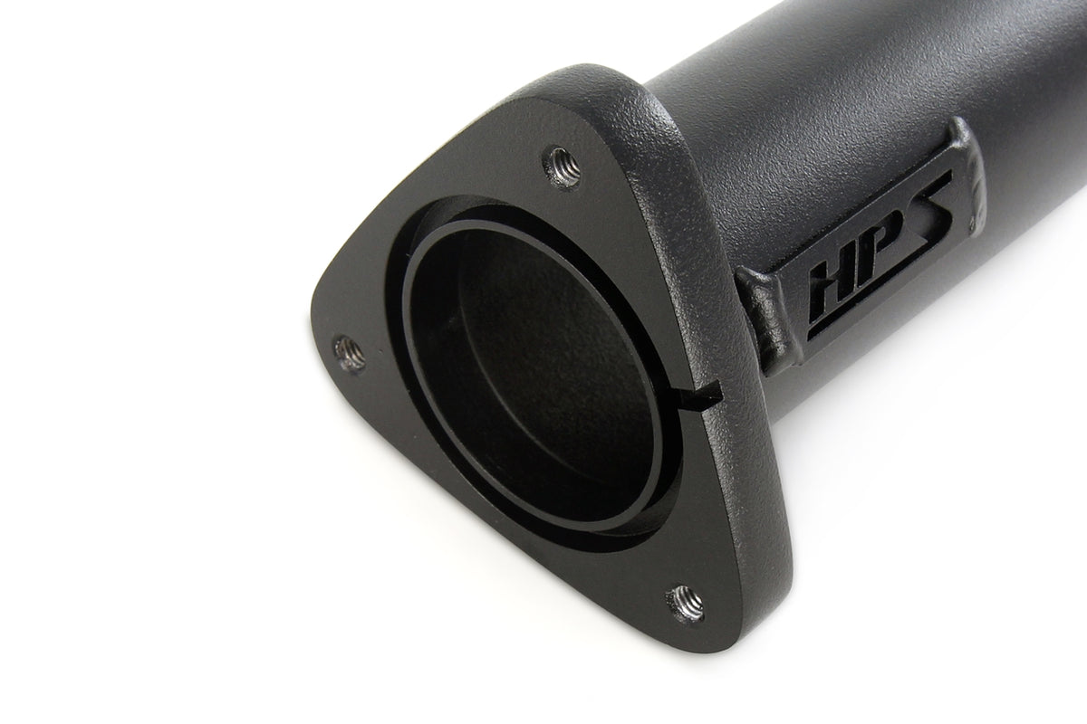 HPS Performance Turbo Resonator (Black) - Lexus GS200t / Lexus GS300 / Lexus IS200t / Lexus IS300 / Lexus NX200t / Lexus NX300 / Lexus RC200t / Lexus RC300 - (2016-2017 / 2018-2019 / 2016-2017 / 2018-2025 / 2015-2017 / 2018-2021 / 2016-2017 / 2018-2025)