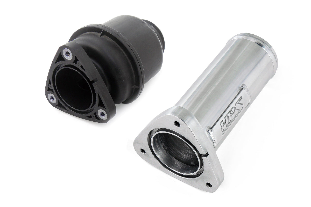 HPS Performance Turbo Resonator (Black) - Lexus GS200t / Lexus GS300 / Lexus IS200t / Lexus IS300 / Lexus NX200t / Lexus NX300 / Lexus RC200t / Lexus RC300 - (2016-2017 / 2018-2019 / 2016-2017 / 2018-2025 / 2015-2017 / 2018-2021 / 2016-2017 / 2018-2025)