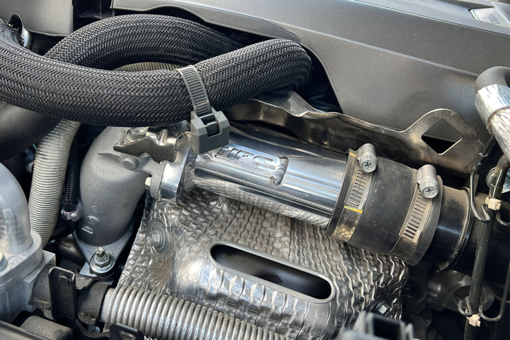 HPS Performance Turbo Resonator (Polished) - Lexus GS200t / GS300 / IS200t / IS300 / NX200t / NX300 / RC200t / RC300 - (2015-2025)
