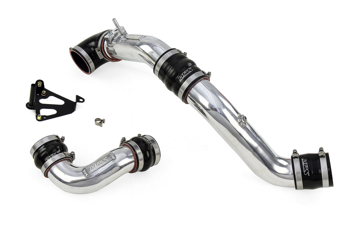 HPS Performance Intercooler Charge Pipe Kit Cold and Hot Side Polished 17-133P