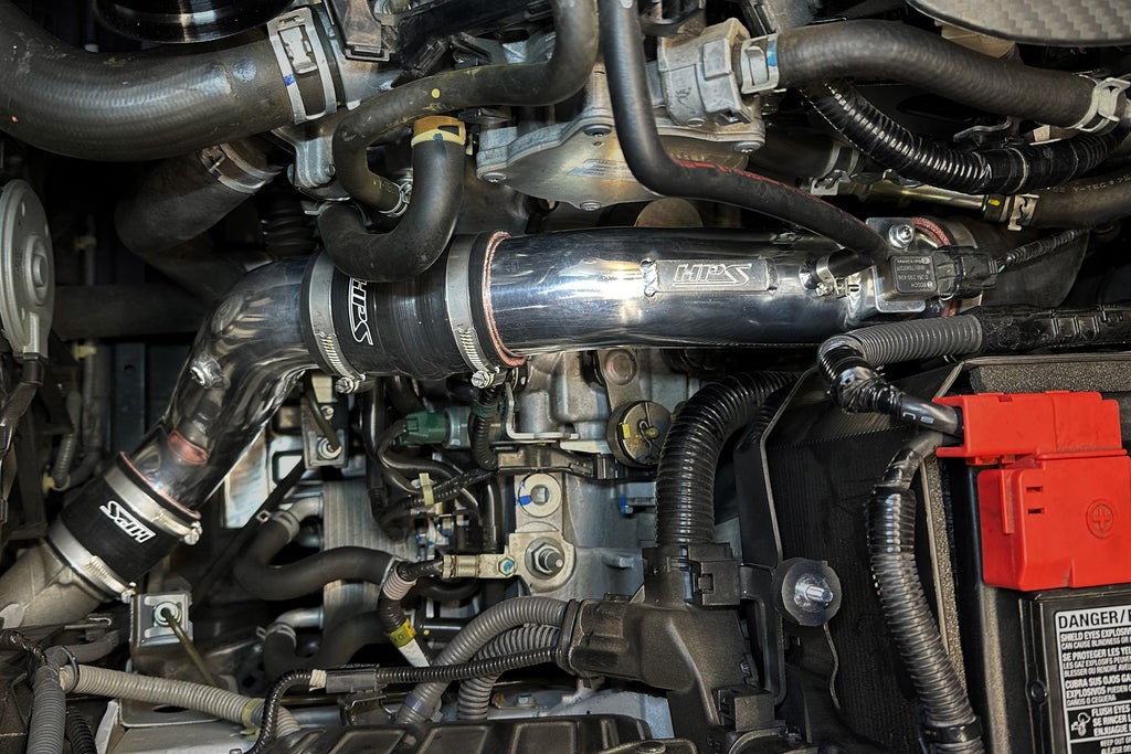 HPS Performance Intercooler Charge Pipe Kit (Cold and Hot Side), Polished, 17-133P