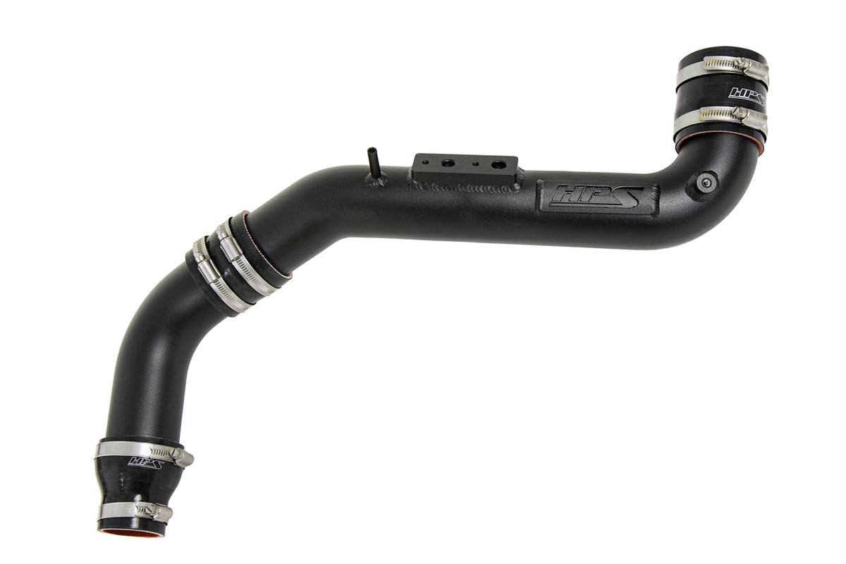 HPS Performance Intercooler Charge Pipe Kit Cold Side Upper Only Black 17-134WB