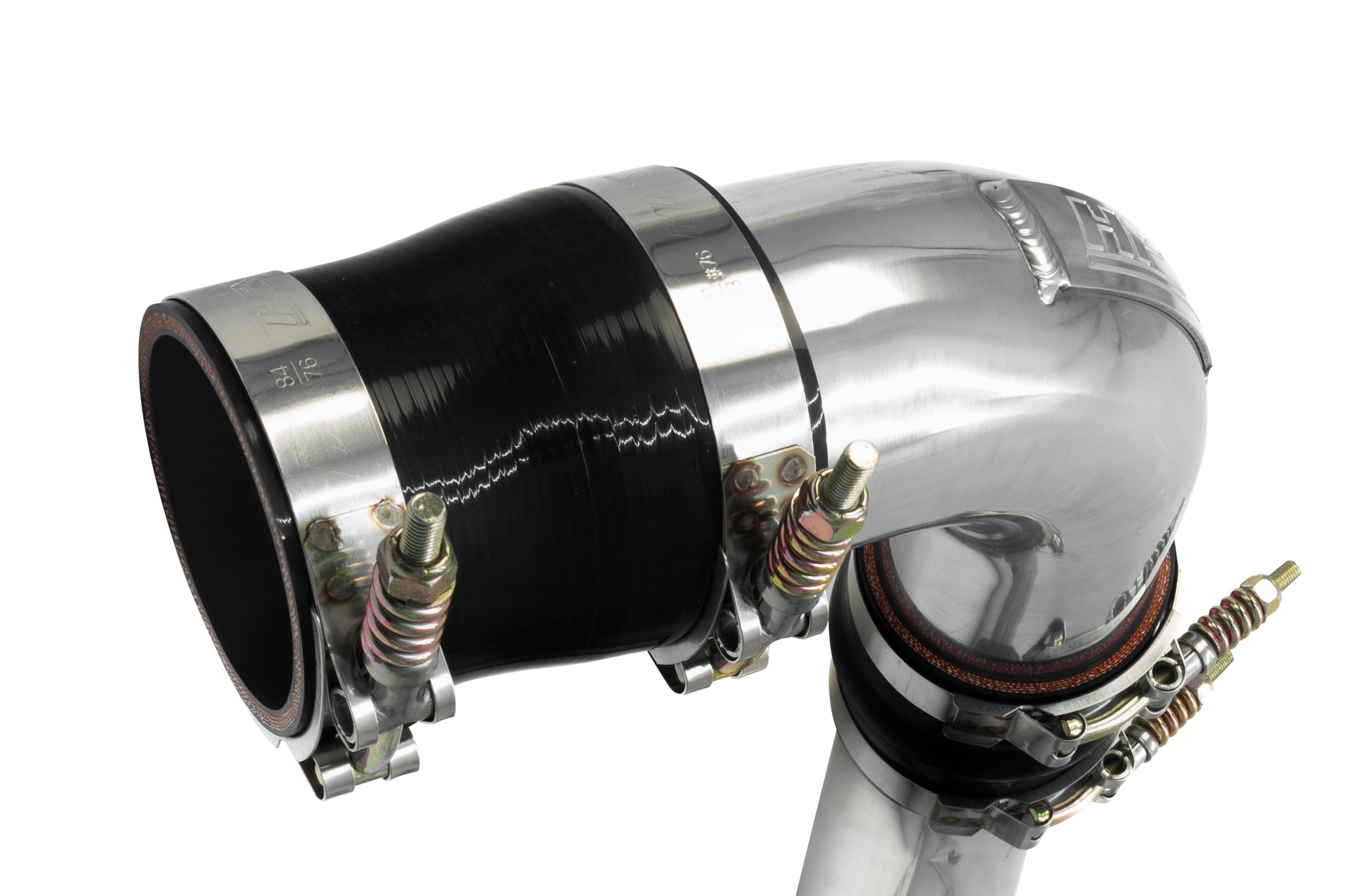 HPS Performance Intercooler Charge Pipe Kit (Hot Side), Polished, 17-146P