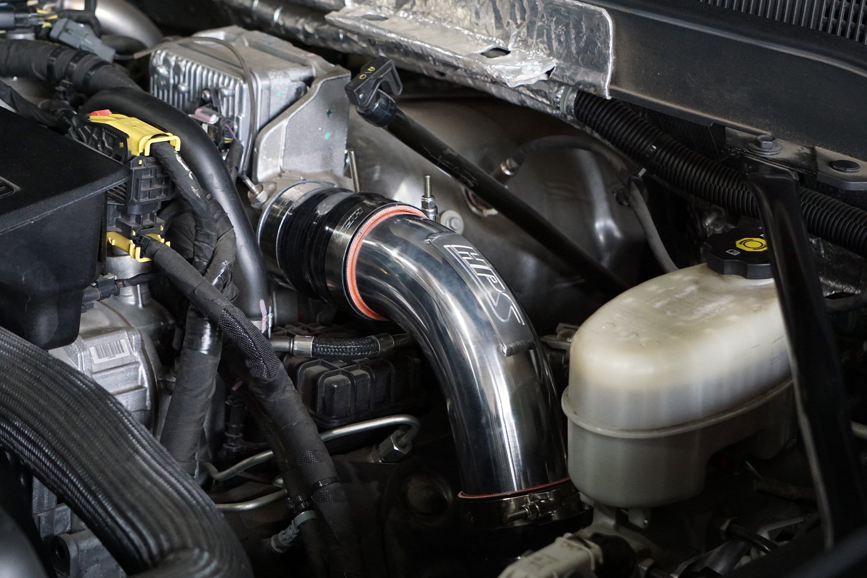 HPS Performance Intercooler Charge Pipe Kit (Hot Side), Black, 17-146WB