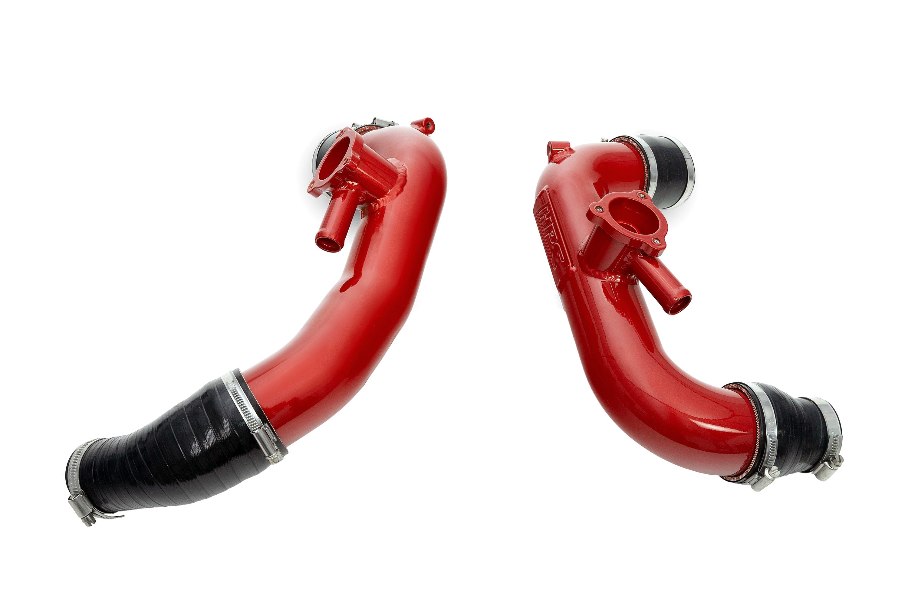 HPS Performance Intercooler Charge Pipe Kit (Hot Side), Red, 17-148R