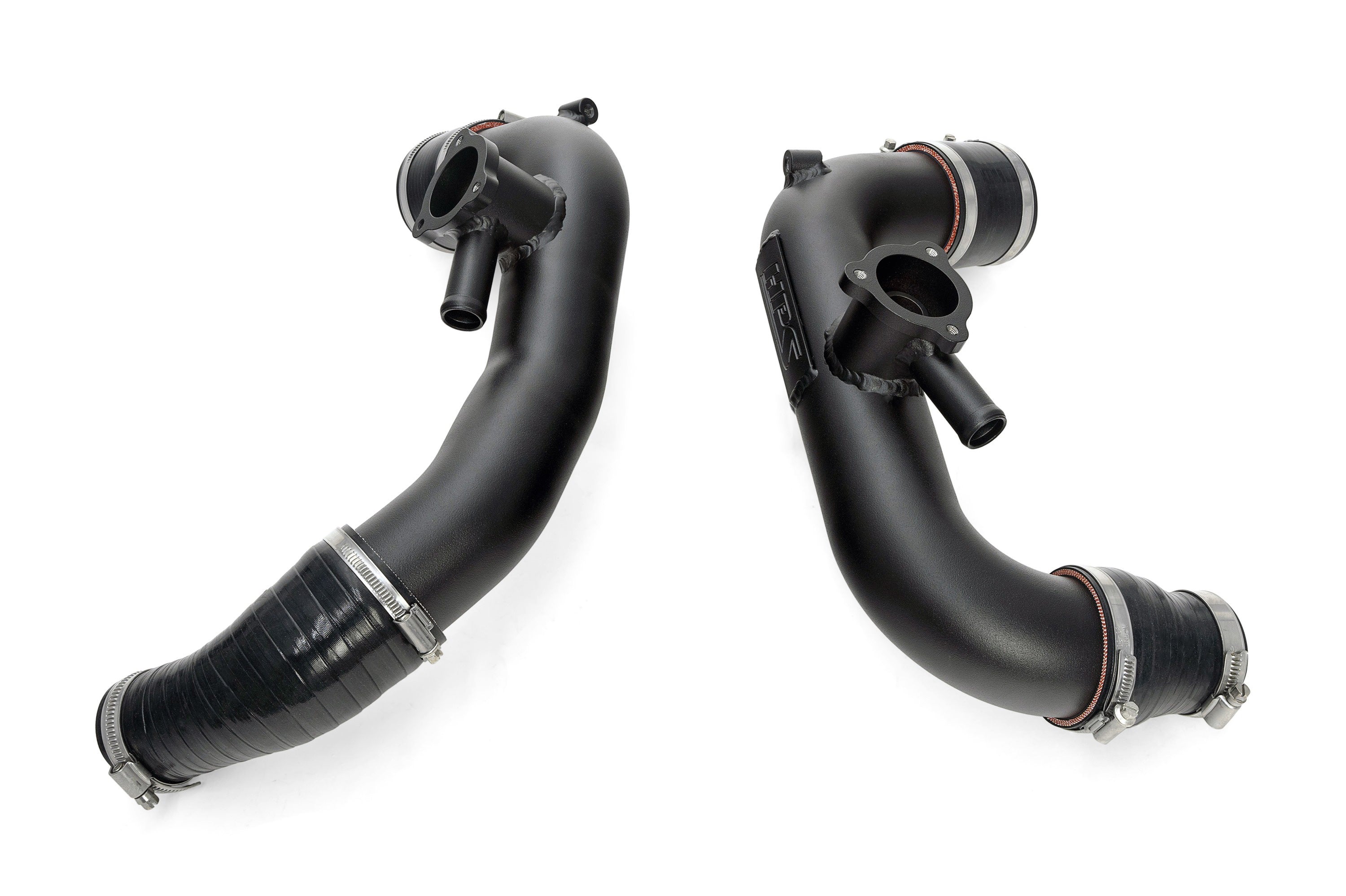 HPS Performance Intercooler Charge Pipe Kit (Hot Side), Black, 17-148WB
