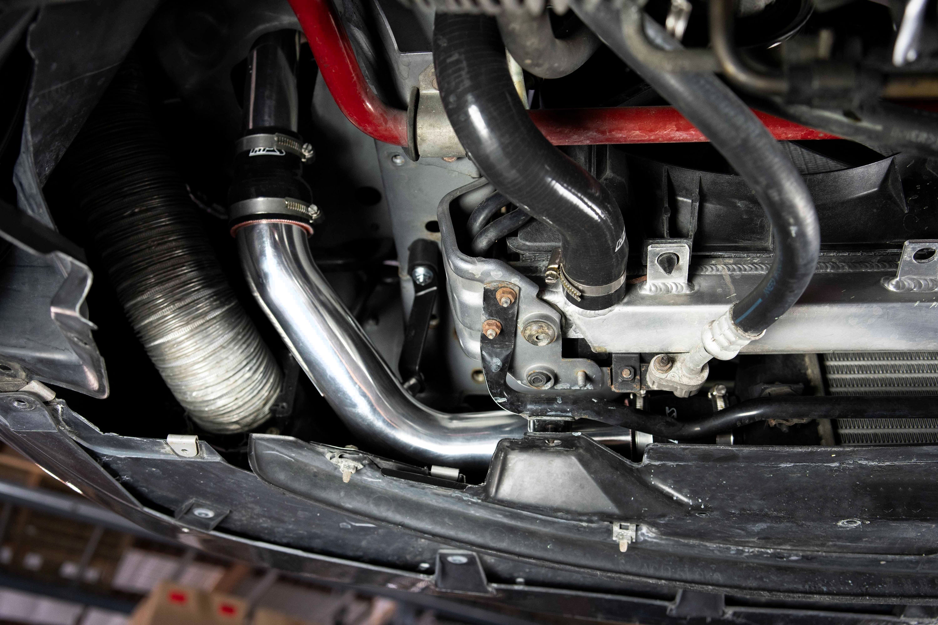 HPS Performance Intercooler Lower Hot Side and Cold Side Charge Pipe, Black, 17-152WB