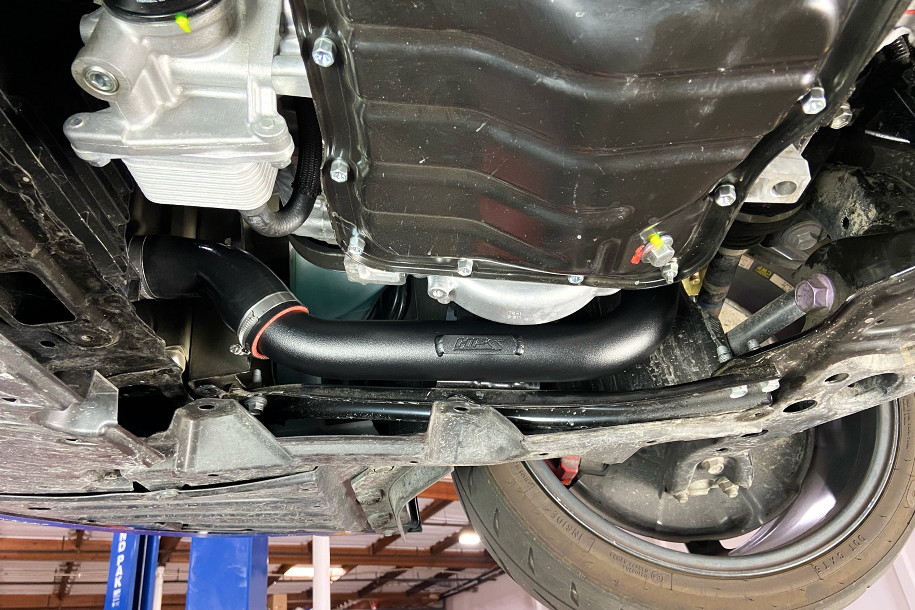 HPS Performance Intercooler Charge Pipe Kit (Cold and Hot Side), Black, 17-153WB