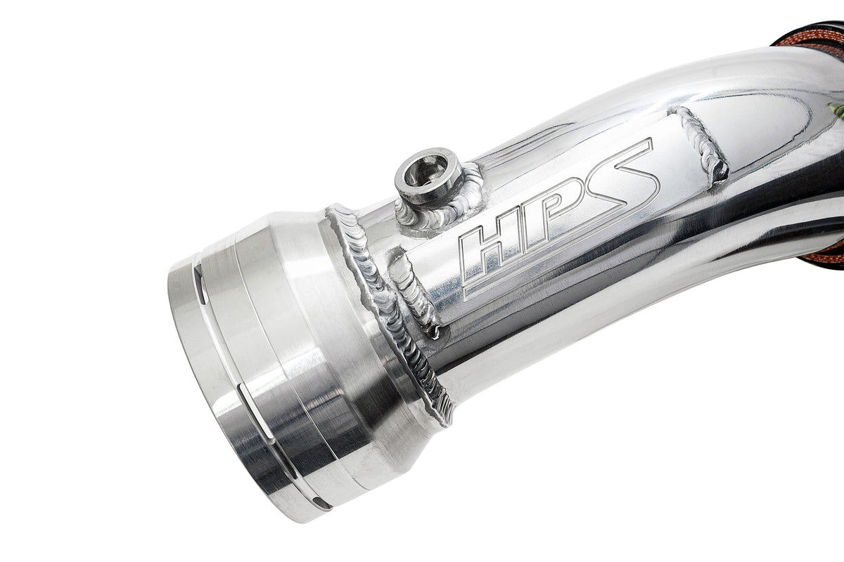 HPS Performance Cold Side Charge Pipe with CAC Hose Intercooler Boot (Polished) - Ford F-250 Superduty / Ford F-350 Superduty / Ford F-450 Superduty / Ford F-550 Superduty (2017-2023)
