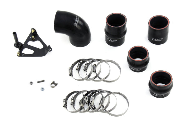 HPS Performance Intercooler Charge Pipe Kit (Cold and Hot Side), Black, 17-156WB