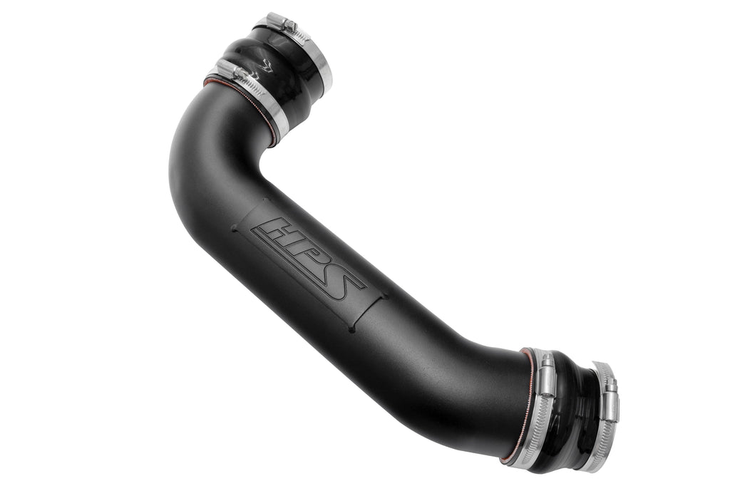 HPS Performance Intercooler Charge Pipe Kit, Hot Side and Cold Side, Black, 17-163WB