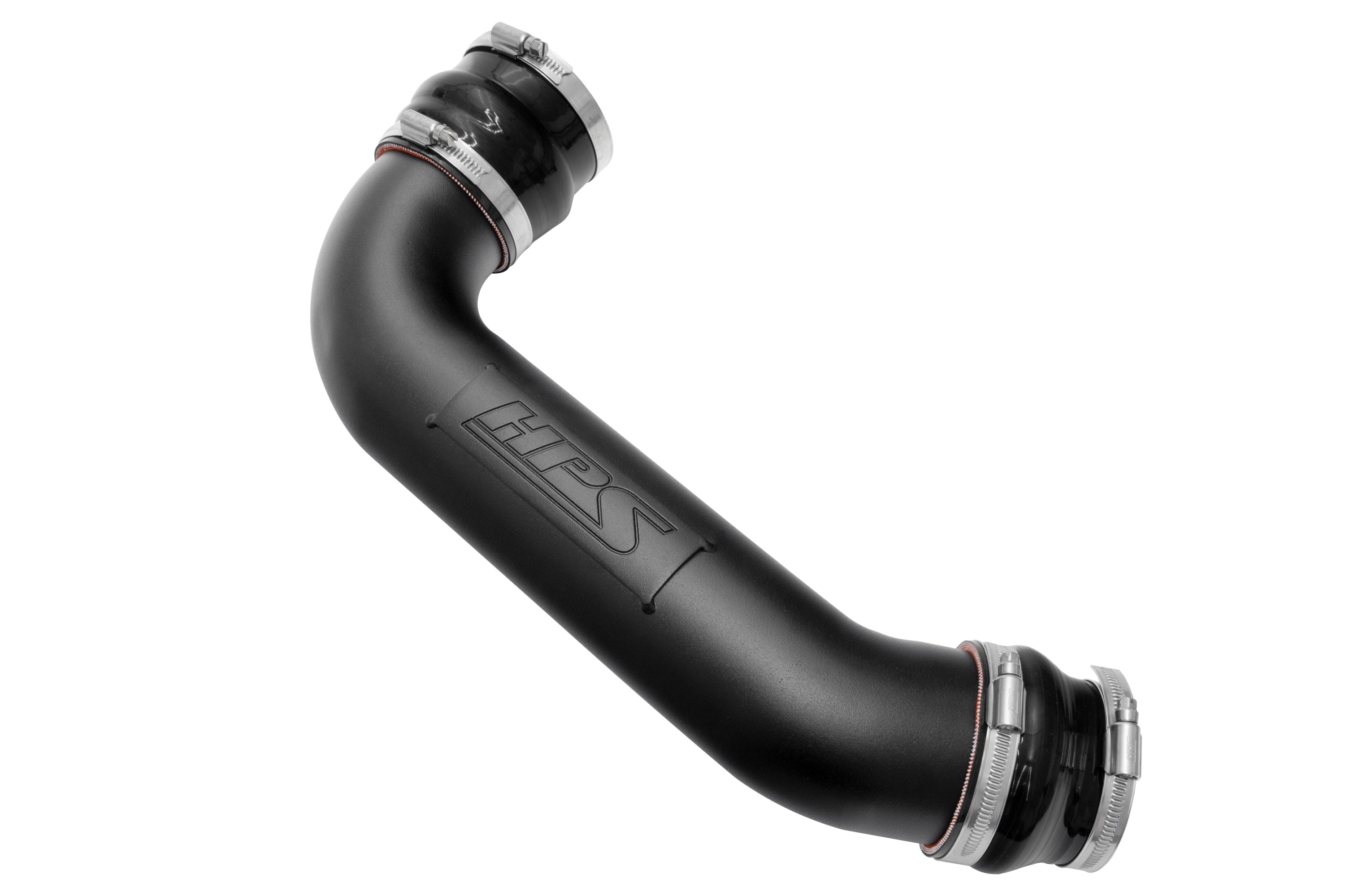 HPS Performance Intercooler Charge Pipe Kit, Hot Side and Cold Side, Black, 17-163WB