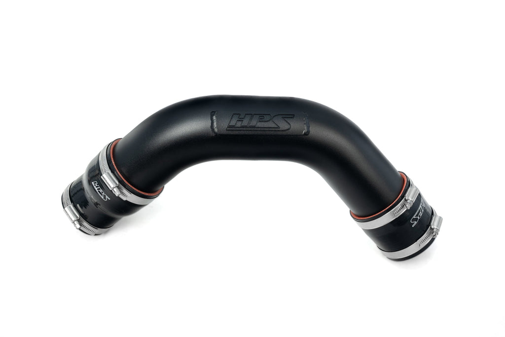 HPS Intercooler Charge Pipe (Cold and Hot Side), Black, 17-164WB