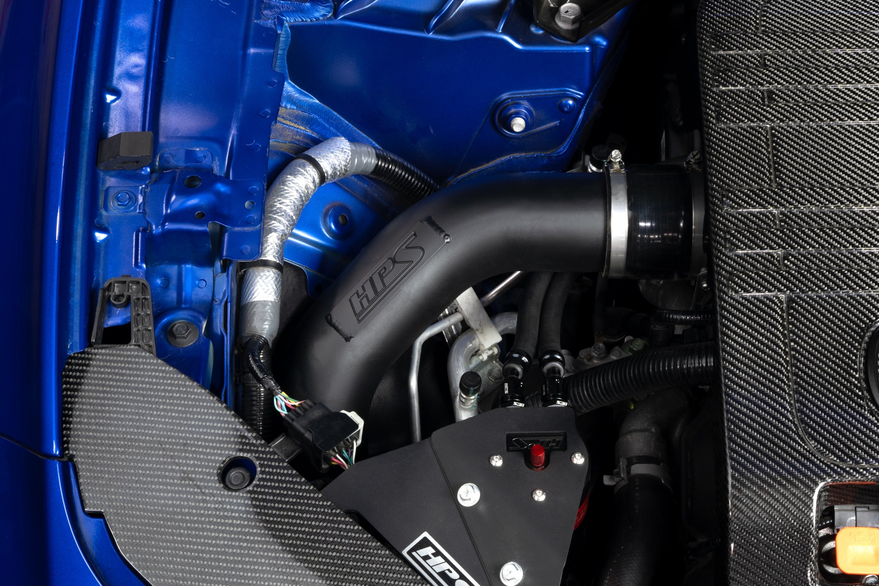 HPS Intercooler Charge Pipe (Cold and Hot Side), Blue, 17-164BL