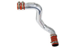 HPS Intercooler Charge Pipe Cold Side with Orange Boots Polished 17-172P