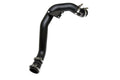 HPS Intercooler Charge Pipe Hot Side with Black Boots Black 17-173WB