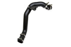 HPS Intercooler Charge Pipe Hot Side with Black Boots Black 17-173WB