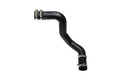 HPS Intercooler Charge Pipe Cold Side with Black Boots Black 17-174WB