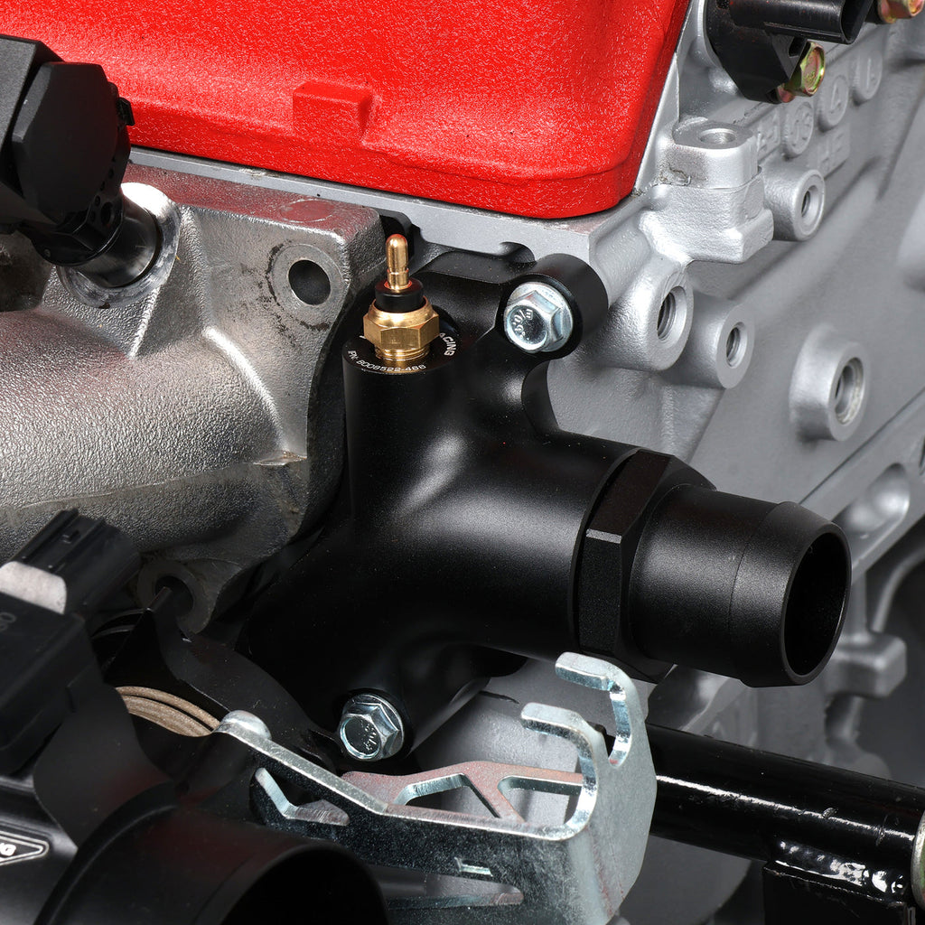 Hybrid Racing PRB FWD Coolant Port Adapter - coolant routing