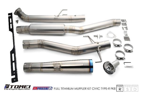 Tomei Expreme Ti Single Exit Titanium Exhaust - Type-R - Honda Civic FK8 Type-R (2017-2021)