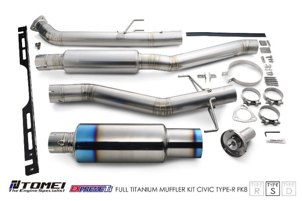 Tomei Expreme Ti Single Exit Titanium Exhaust - Type-S - Honda Civic FK8 Type-R (2017-2021)