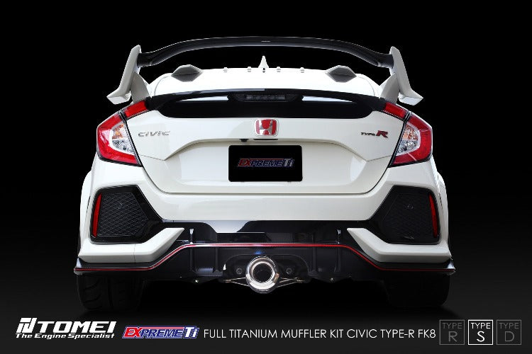 Tomei Expreme Ti Single Exit Titanium Exhaust - Type-R - Honda Civic FK8 Type-R (2017-2021)