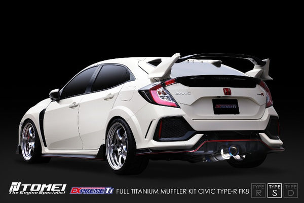 Tomei Expreme Ti Single Exit Titanium Exhaust - Type-S - Honda Civic FK8 Type-R (2017-2021)