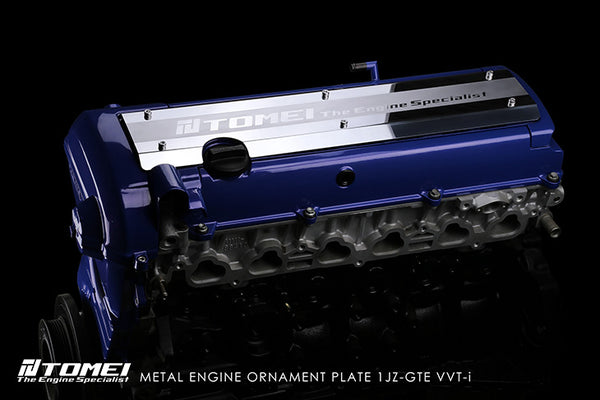 Tomei Metal Ornament Plate - Toyota Chaser / Supra / JZX 1JZ-GTE VVT-i