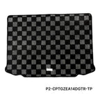 Phase 2 Motortrend (P2M) Checkered Carpet Trunk Mat - Toyota Corolla Hatchback (2019+)