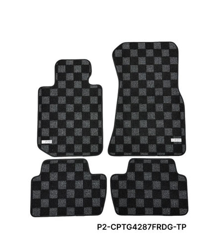 Phase 2 Motortrend (P2M) Checkered Carpet Race Floor Mats - BMW 2-SERIES G42/G87 (2022+)