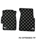 Phase 2 Motortrend (P2M) Race Carpet Floor Mats Front Set - Honda Civic EK9 Hatch & Sedan (1996-2000)