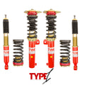15500911 - Function & Form Volkswagen MK6 Jetta (2011-2018) Type 1 Coilovers Kit w/ Front Clamp Diameter ~55mm - View 1