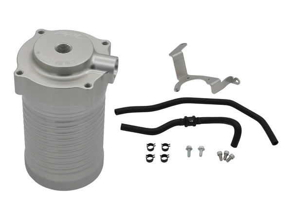 PRL Motorsports Helix Air Oil Separator AOS - Silver - Honda Civic 1.5T & Si (2016-2021)