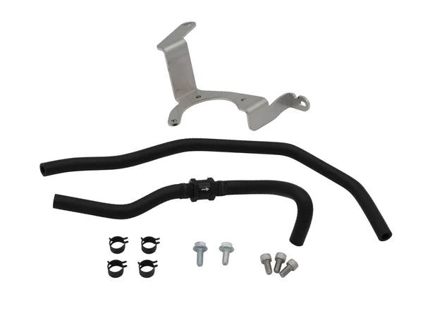 PRL Motorsports Helix Air Oil Separator AOS - Silver - Honda Civic 1.5T & Si (2016-2021)