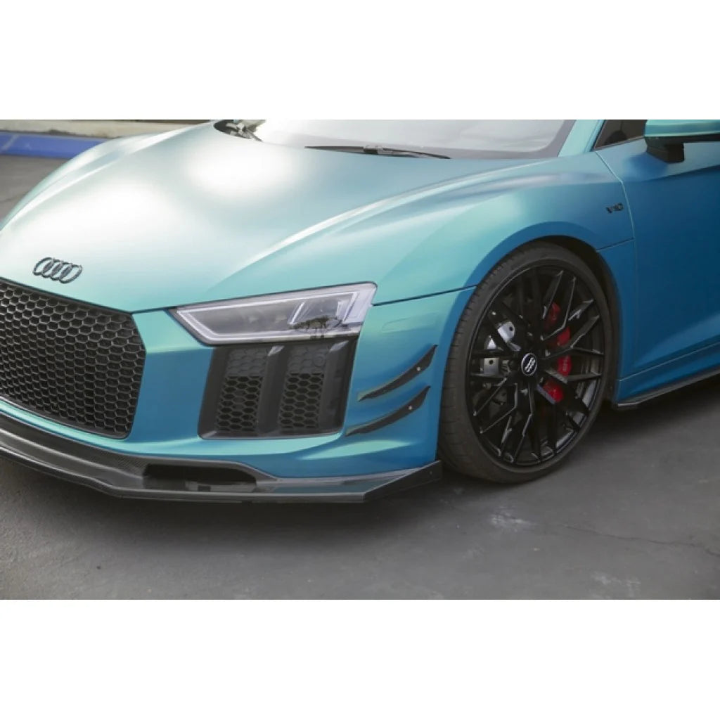 APR Performance Carbon Fiber Front Bumper Canards - Audi R8 (2016-2018)