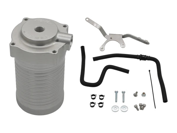 PRL Motorsports Helix Air Oil Separator AOS - Silver - Honda Accord 2.0T (2018-2022)