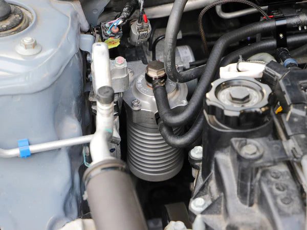 PRL Motorsports Helix Air Oil Separator AOS - Silver - Acura Integra 1.5T (2023+)