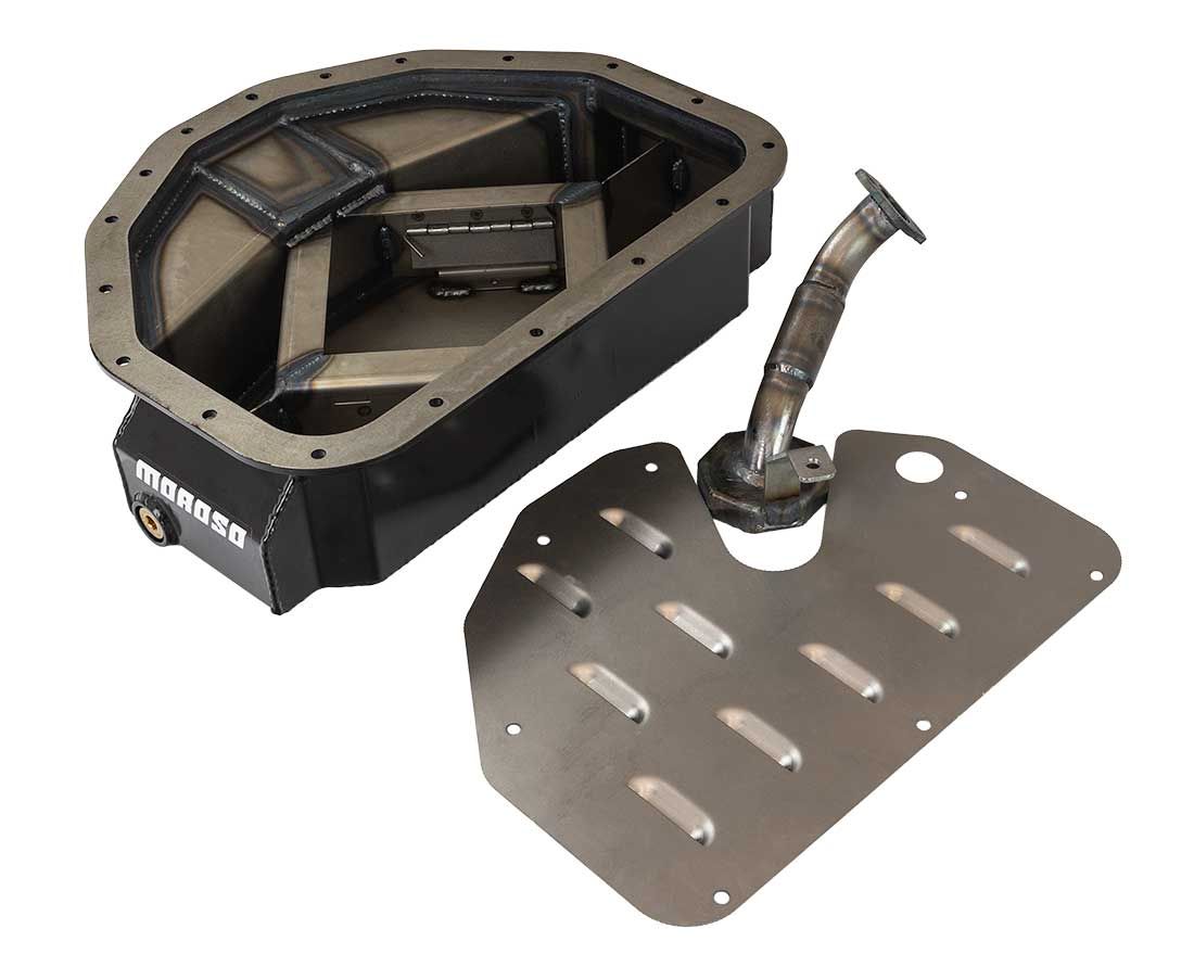 Moroso Front Sump Road Race Baffle Steel Oil Pan - Toyota Supra 1JZ 2JZ
