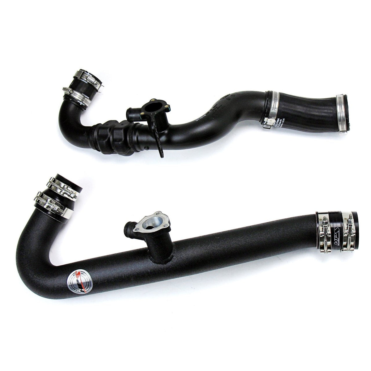 HPS Performance Intercooler Charge Pipe Kit (Cold and Hot Side) (Polished) - Ford Mustang Ecoboost - (2015-2020)