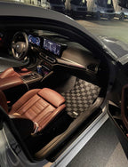 Phase 2 Motortrend (P2M) Checkered Carpet Race Floor Mats - BMW M2 (2023+)