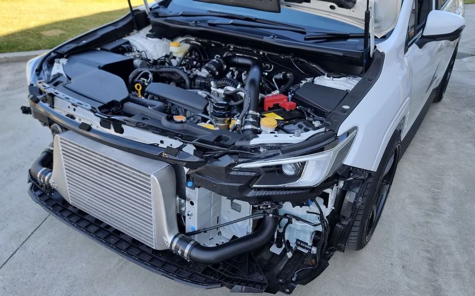Process West Stage 2 Front Mount Intercooler Kit - Silver Core - Subaru WRX (2022-2023)