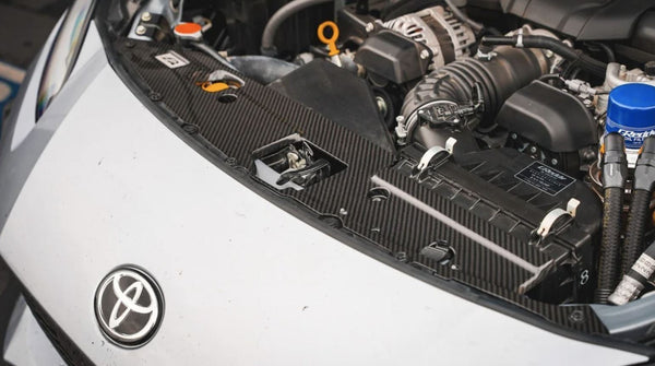 APR Performance Carbon Fiber Radiator Cooling Plate - Toyota GR86 & BRZ (2022+)