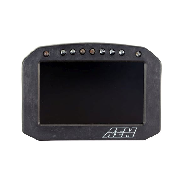 30-5603F — AEM CD-5FLG CARBON FLAT PANEL LOGGING DISPLAY WITH INTERNAL GPS