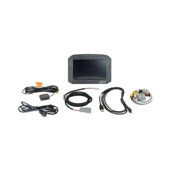 30-5703F — AEM CD-7FLG CARBON FLAT PANEL LOGGING DISPLAY WITH INTERNAL GPS