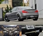 HKS Hi-Power Stainless Steel Catback Exhaust System - Titanium Tip - Infiniti G37 Coupe RWD