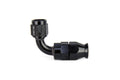 HPS Performance 90 Degree -8 Compression Teflon Hose End to AN Female for Stainless Steel Reinforced PTFE Hose Aluminum Black