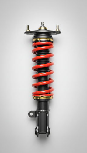 Front coilover CNC-machined body