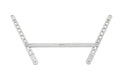 HPS Performance Aluminum Front Strut Brace Bar Polished 42-105P