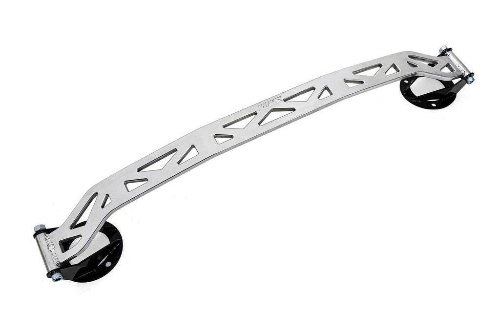 HPS Performance Aluminum Front Strut Tower Brace Bar Polished 42-106P